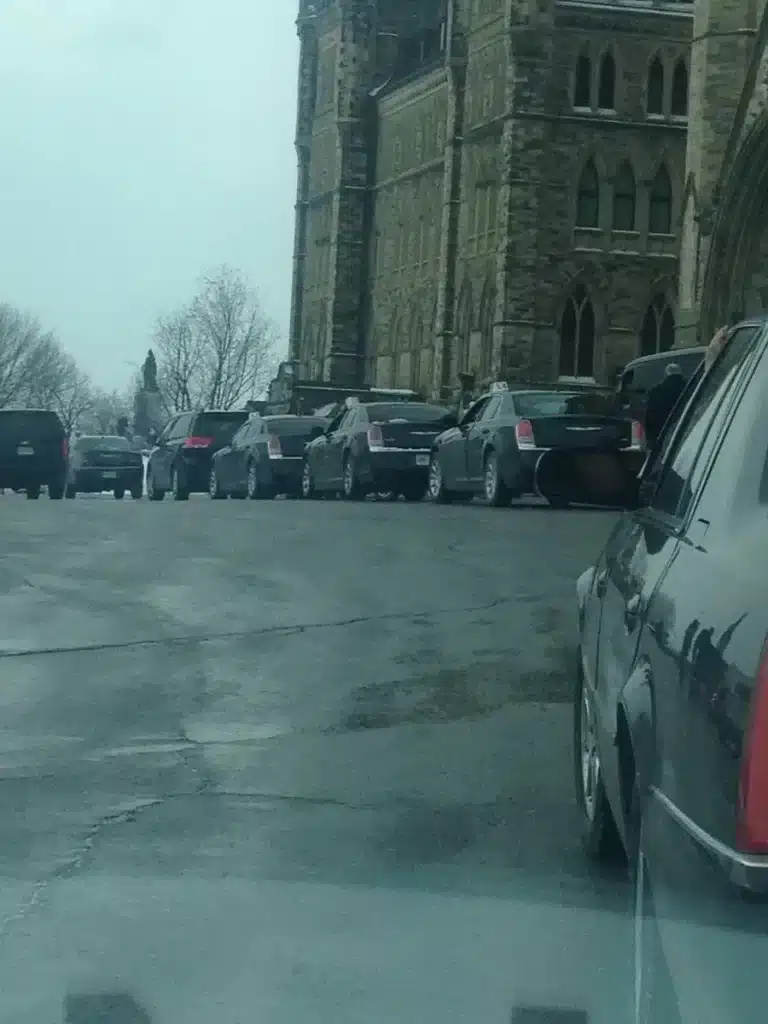 Security agents staging diplomatic protection operation at Ottawa Parliament Hill Canada